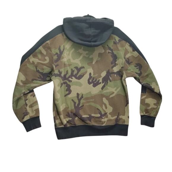 Nike Air Jordan Mens Pullover Sweater Camo Size Small Draw Stings Hoodie - Picture 2 of 9